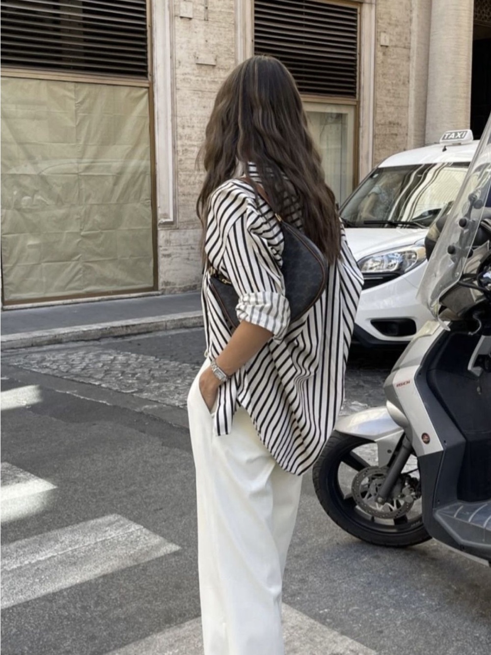 Striped Button-Up Shirt - Picture 8 of 9